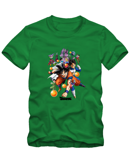 Marškinėliai Dragon ball veikėjai